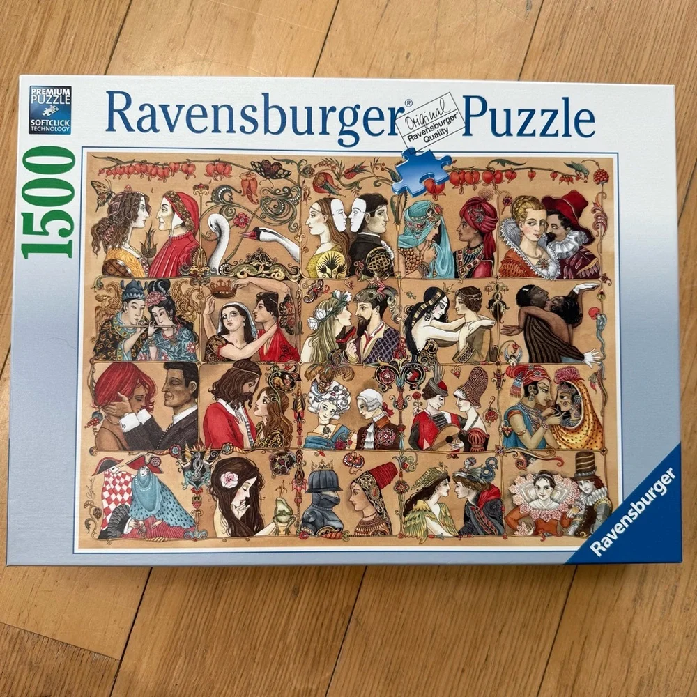 RAVENSBURGER 1500pc Love Through the Ages jigsaw puzzle